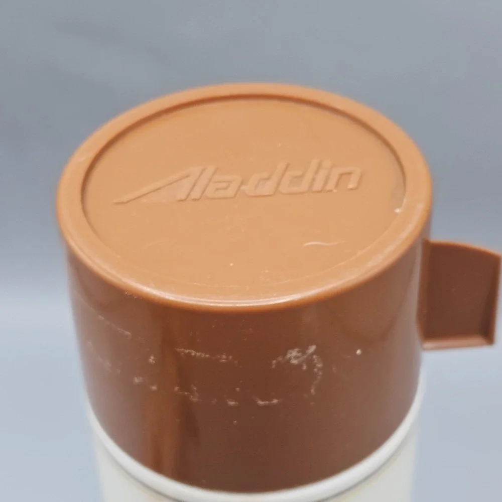 Vintage Aladdin Mel-Cream Donuts Thermos Lining with Lid 1 Quart Chicago